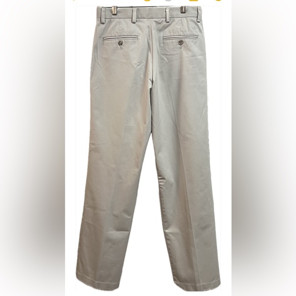 Dockers D 2 sz 32 W x 34 Inseam Stone Khaki twill pants 99% cotton - Picture 8 of 9